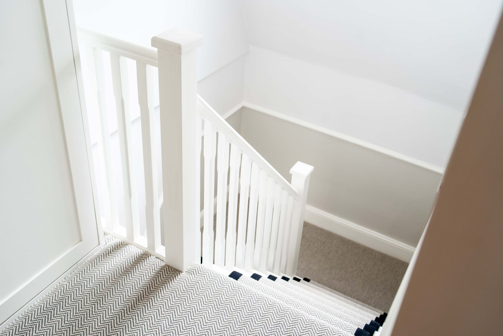 Top floor landing full home renovation Ebury street