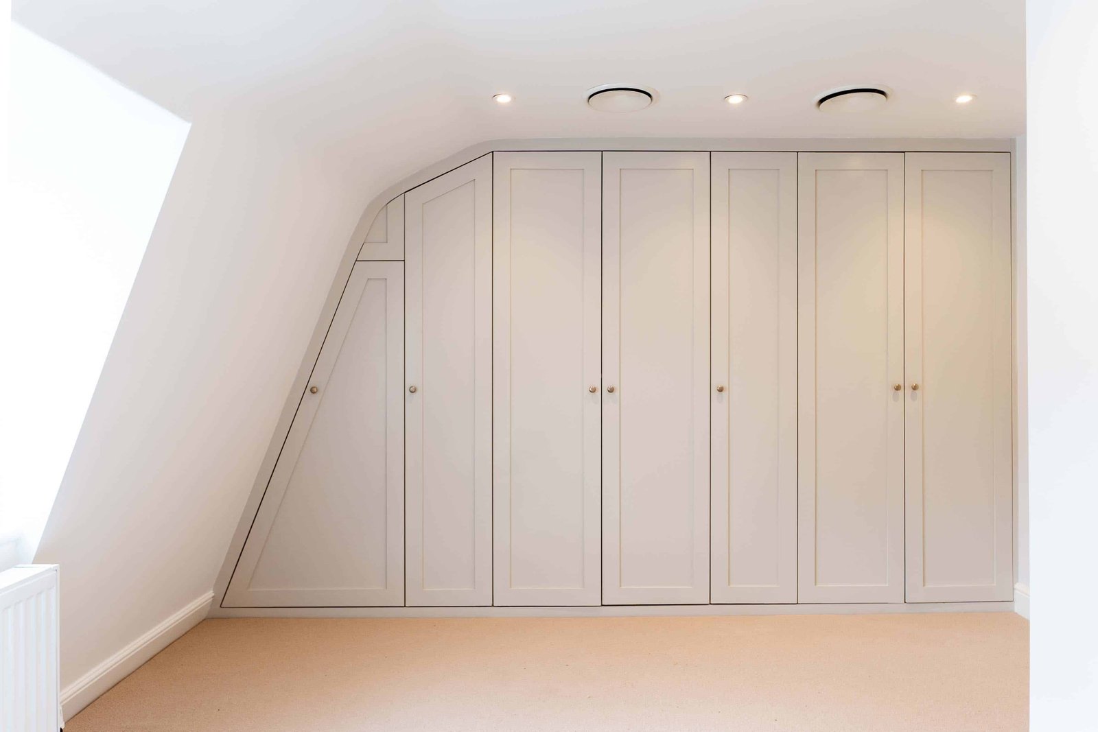 Bespoke wardrobe top flooor full home renovation belgravia